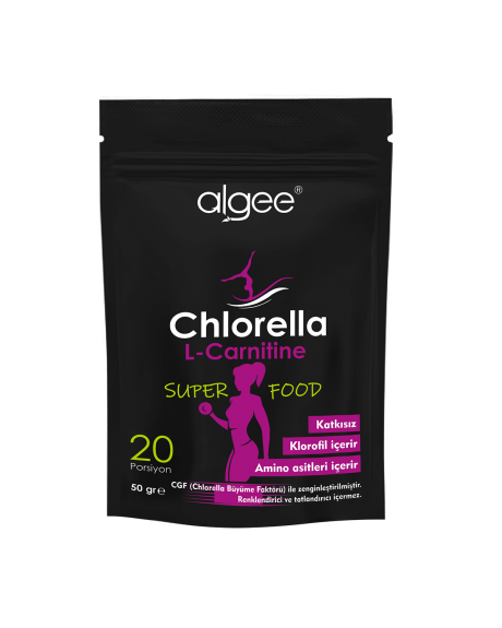algee® Chlorella & L-Carnitine Toz 50 gr